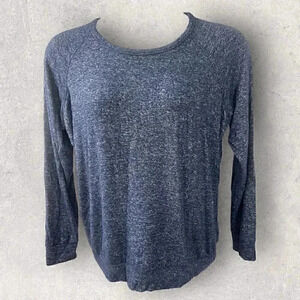 Buffalo David Bitton Blue Long Sleeve Crewneck Sweater Women's Size Large L